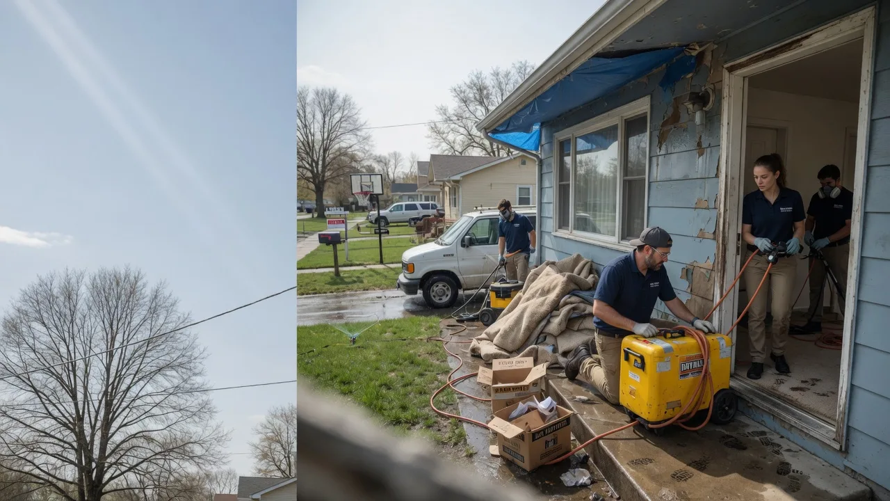 Basement Flood Cleanup in Raleigh, IL near me
